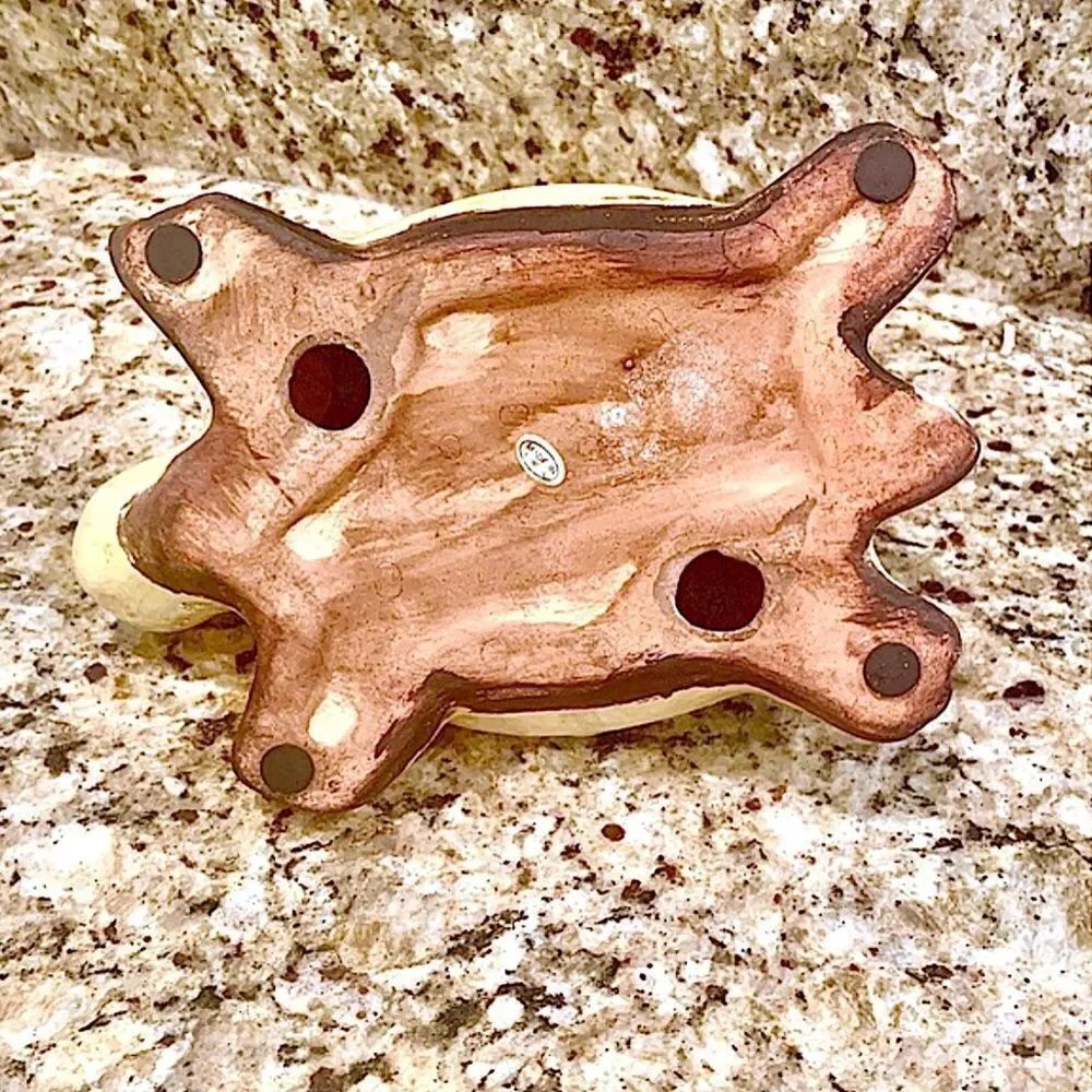 Weathered Ceramic Turtle Decor - Picture 3 of 3